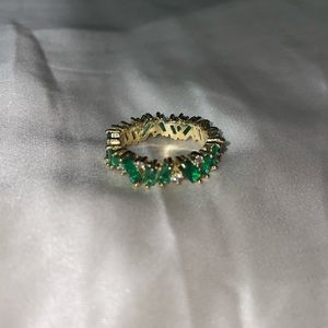 Gold and Green Ring